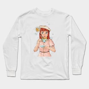 Cephalopod Tea Long Sleeve T-Shirt